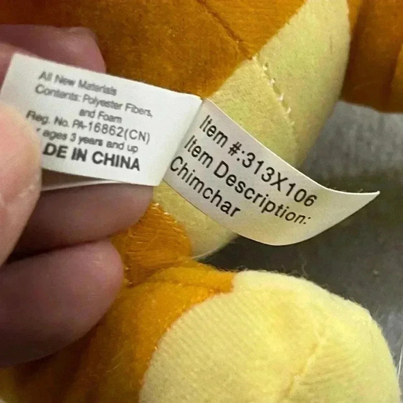 Pokemon “Chimchar” Plush 13” EUC Pokemon tags - Picture 4 of 10